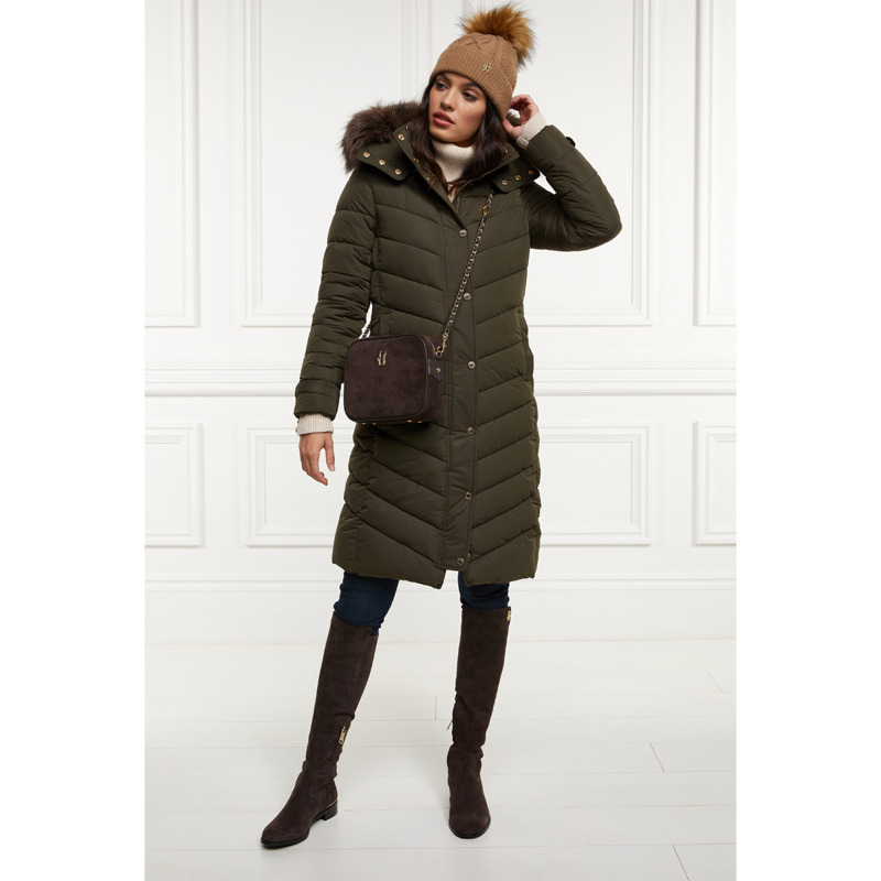 Holland Cooper Chamonix Coat - Khaki-1